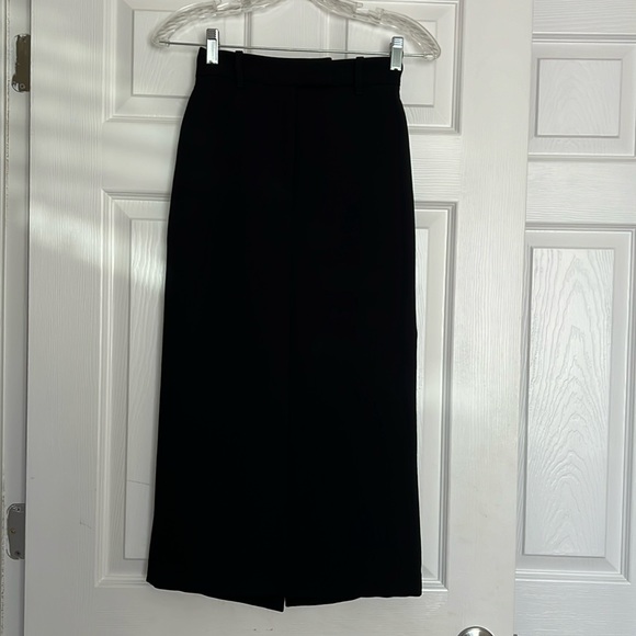 Aritzia Skirts Aritzia Wilfred Black Riviera Midi Skirt 2 Poshmark